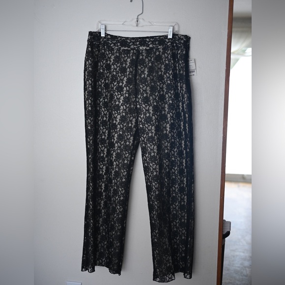 Vintage Worthington Lace Pants – Women’s Size 16 – NWT 90’s Y2K Elegant Plus - Picture 13 of 13